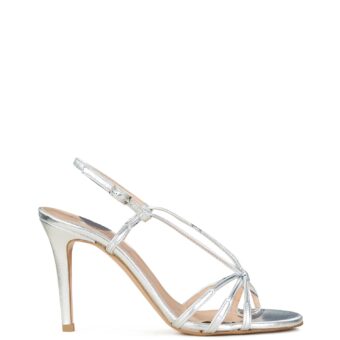 Πέδιλα γυναικεία Bianca Di Ασημί 2307