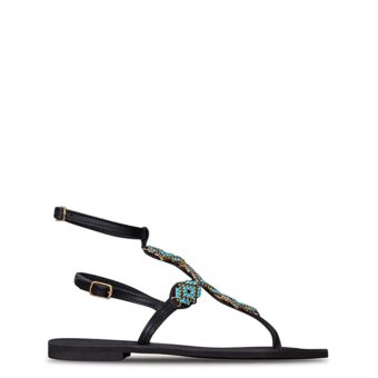 Πέδιλα γυναικεία Komis and Komis Τιρκουάζ 105