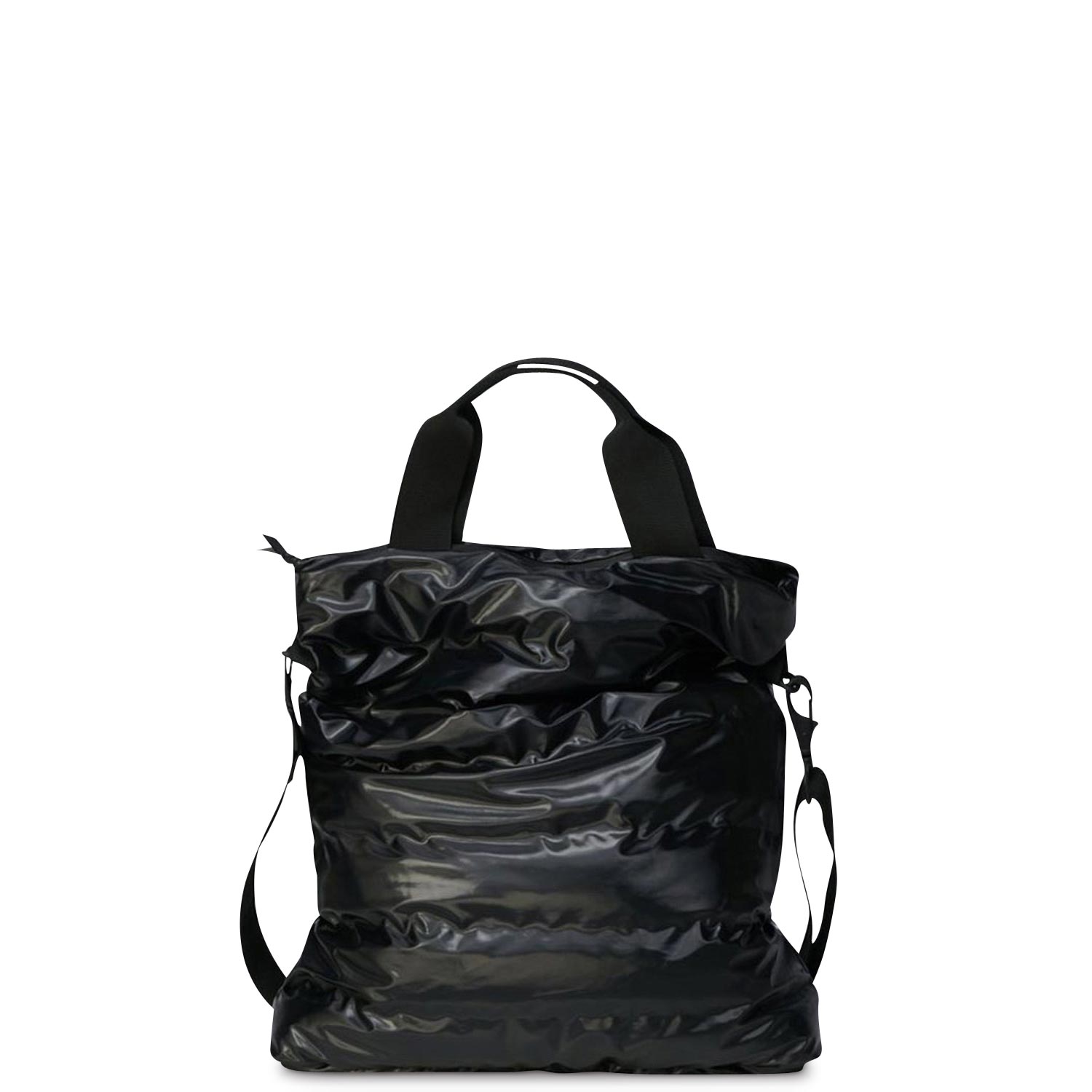 Χιαστί ανδρικά Rains Shinny Black Trekker Tote 1385 Χιαστί ανδρικά Rains Shinny Black Trekker Tote 1385