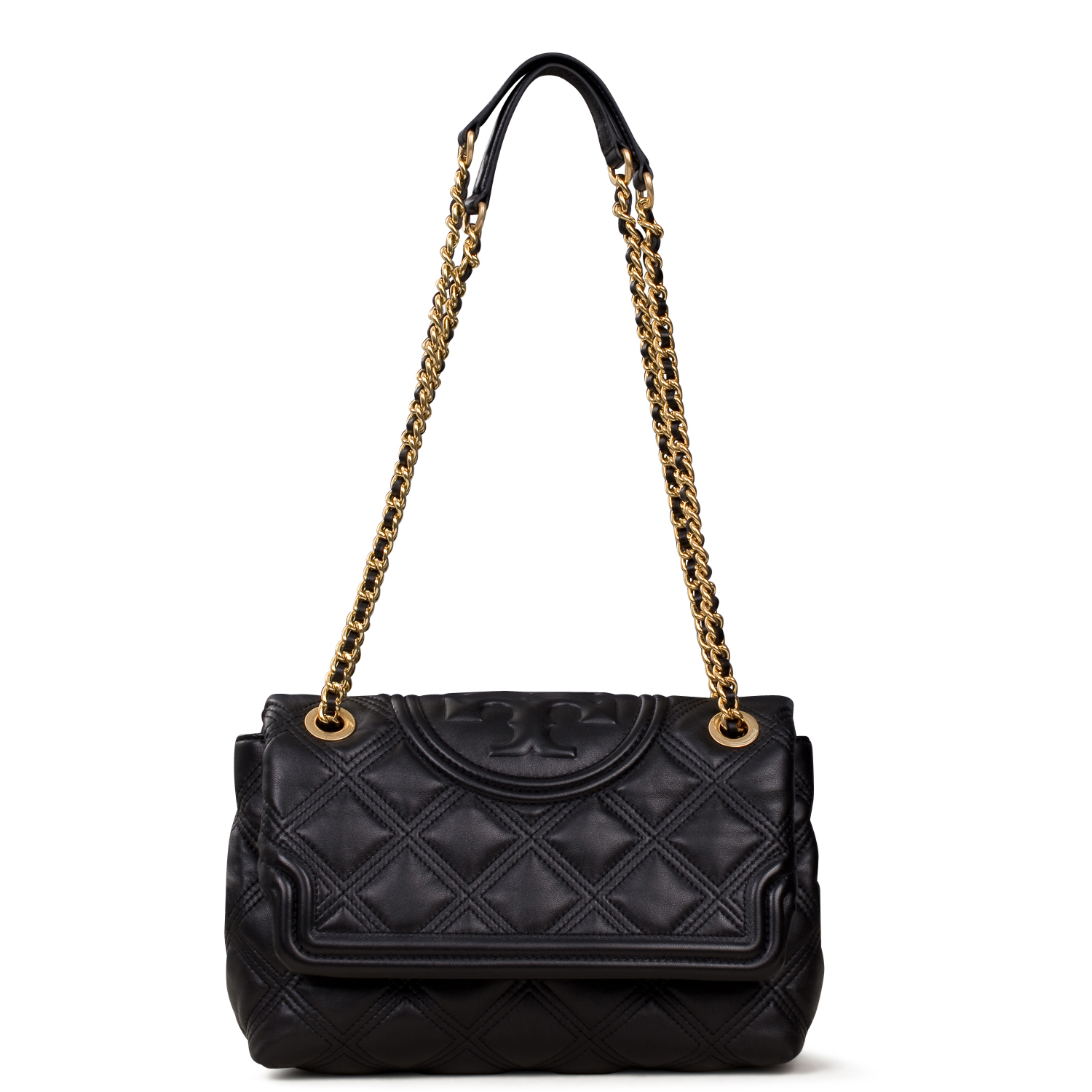 Χιαστί γυναικεία Tory Burch Μαύρο FLEMING SOFT CONVERTIBLE Χιαστί γυναικεία Tory Burch Μαύρο FLEMING SOFT CONVERTIBLE