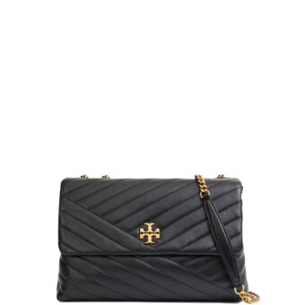 Χιαστί γυναικεία Tory Burch Μαύρο KIRA CHEVRON CONVERTIBLE
